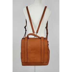 Antik Kraft Vegan Leather Convertible Backpack